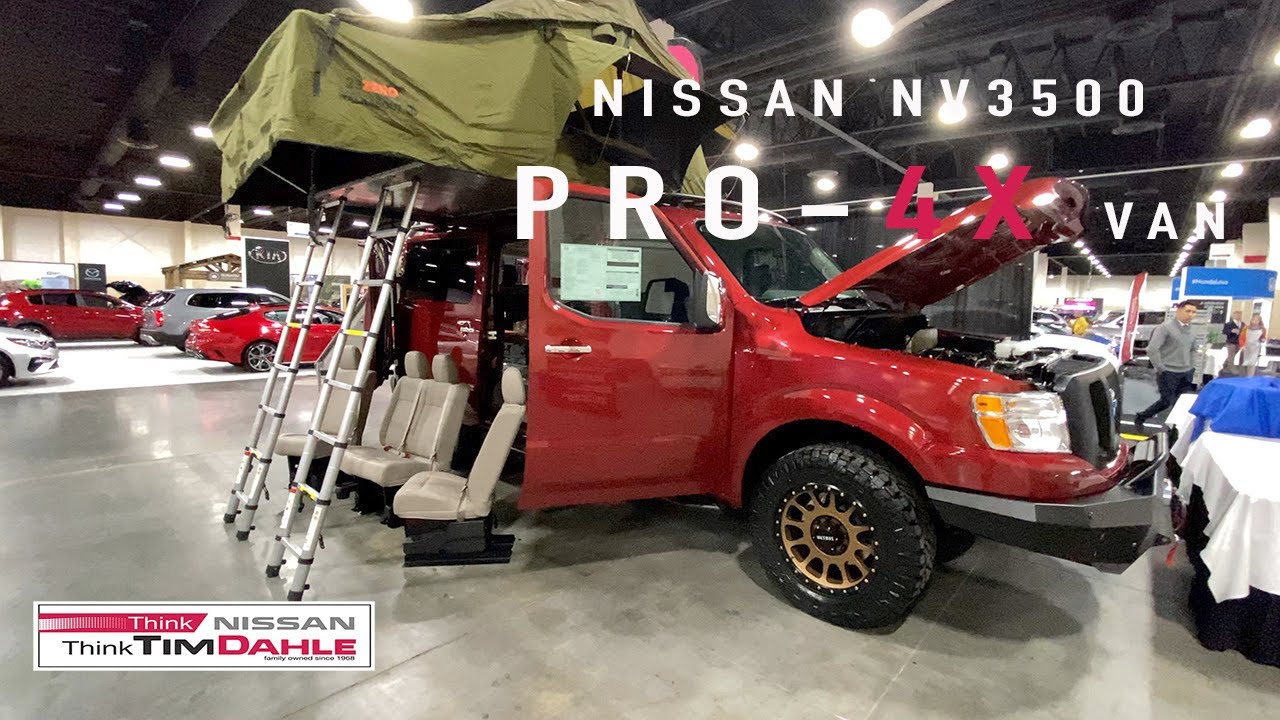 COMPLET BUILDOUT NV3500 2WD - 4WD PRO-4X CONVERSION VAN - 2020 INTERNATIONAL AUTO EXPO