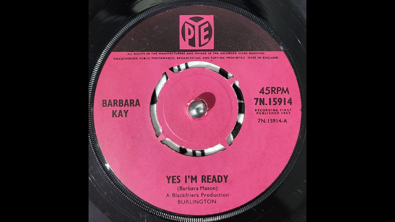 Barbara Kay &ndash; Yes I'm Ready (1965)