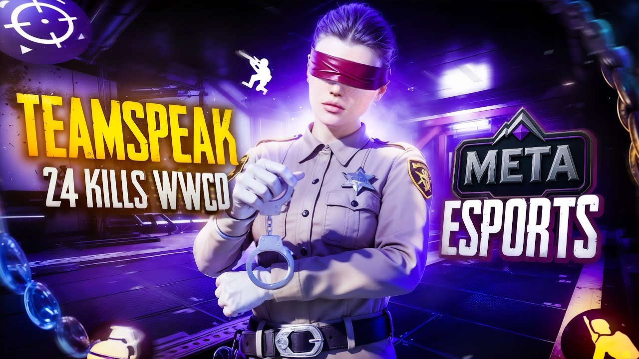TEAMSPEAK 24 KILLS | META ESPORTS | PUBG MOBILE