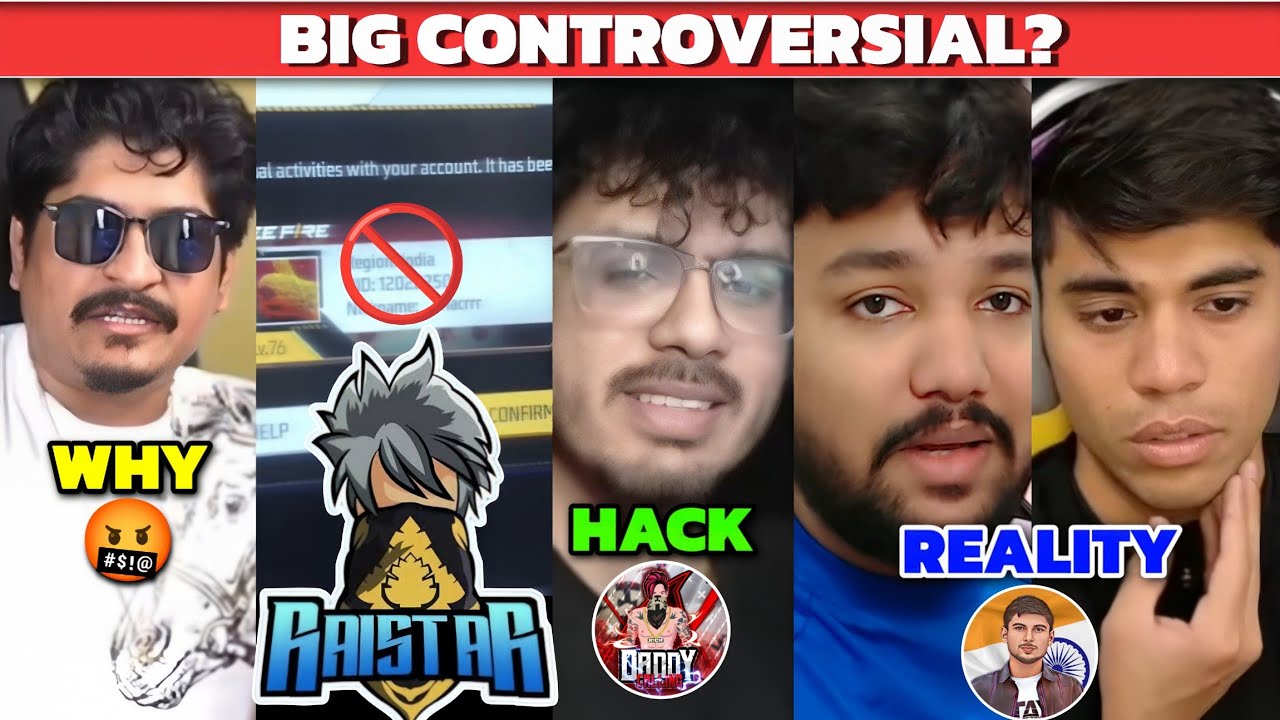SHOCKING! Is Raistar Using Hacks?💔 The Reality of ID Ban | YouTubers React to Raistar&rsquo;s ID Ban🚫