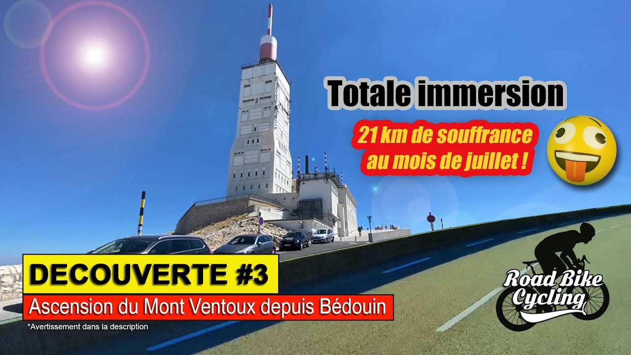 Ascension du Mont Ventoux depuis Bédouin