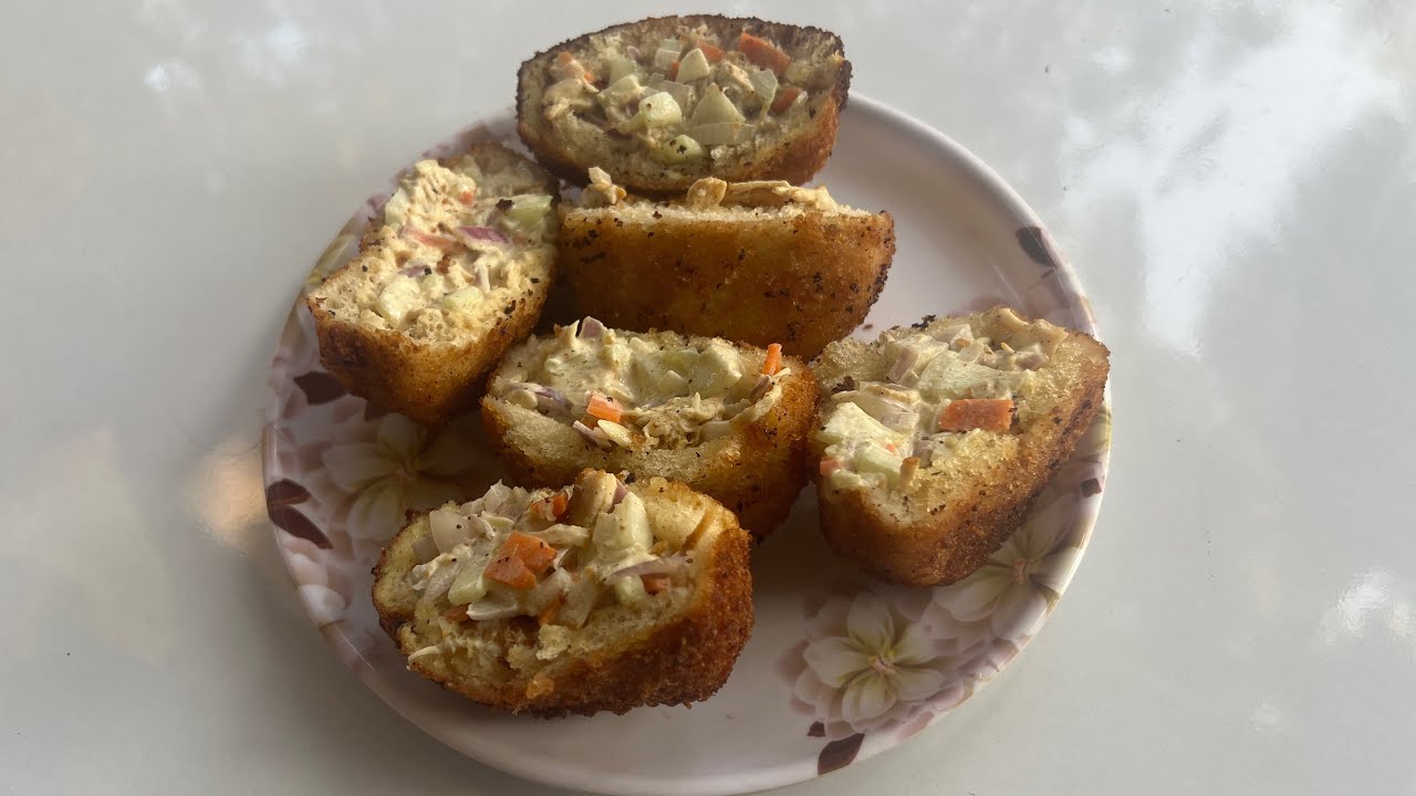 Bread Pocket Shawarma Recipe || Chicken Pocket Shawarma 
