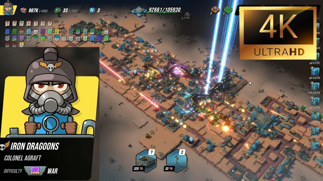 Tower Dominion: Colonel Agraft Gameplay
