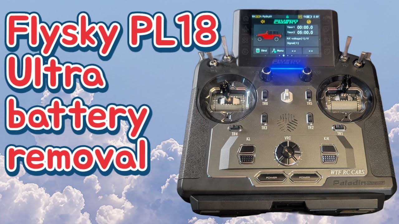 FLYSKY PL18 Ultra Battery removal