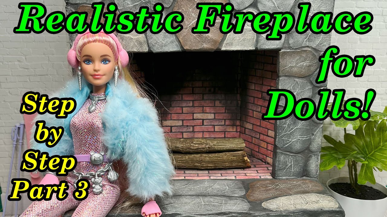 My SECRETS To Building a REALISTIC Doll Fireplace Part 3