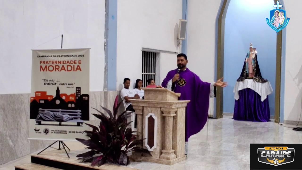 SANTA MISSA   1° DOMINGO DA QUARESSMA Paróquia Santa Maria
