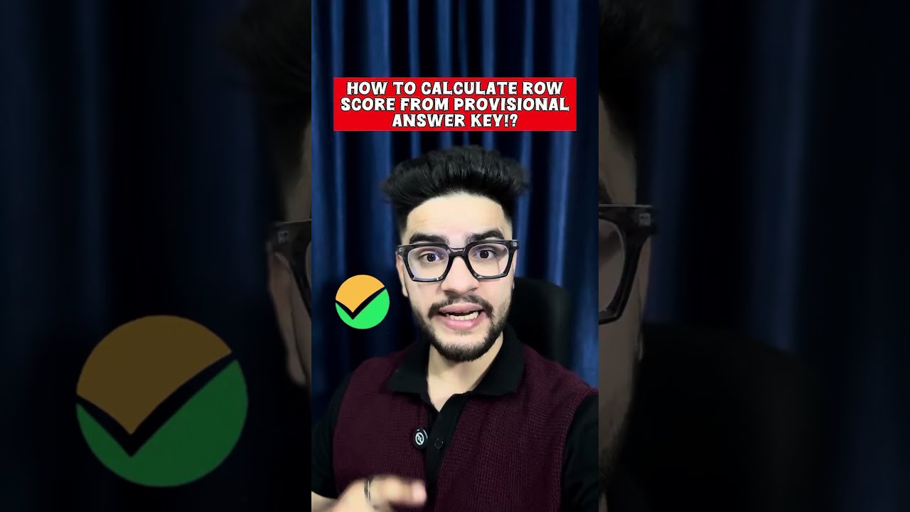 CUET 2026 : Calculate your ROW SCORE like a PRO 💯 provisional Answer key live 