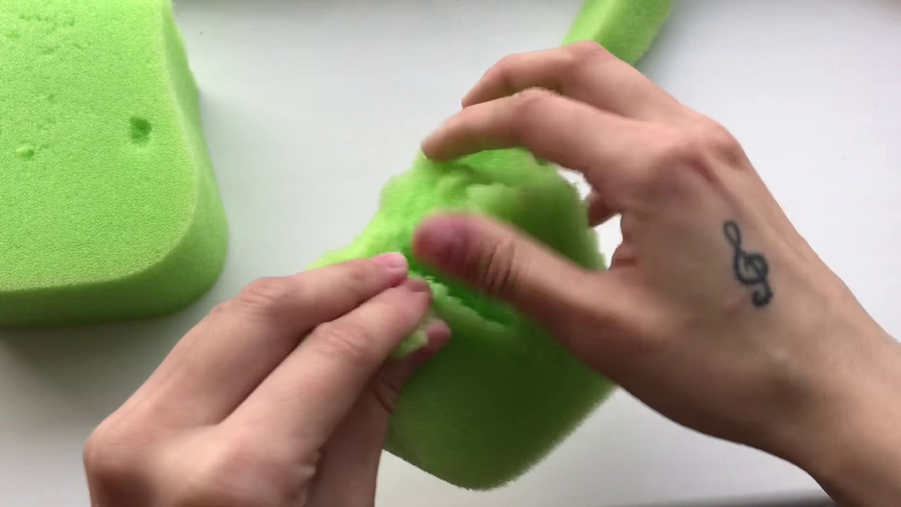ASMR SPONGES | Dry ripping old car sponge | Sponge, destroy sounds