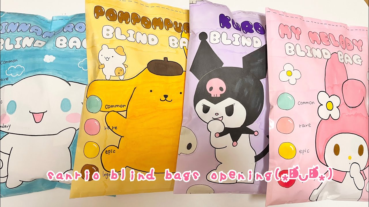 [💖blind bags asmr💖] sanrio blind bags compilation asmr