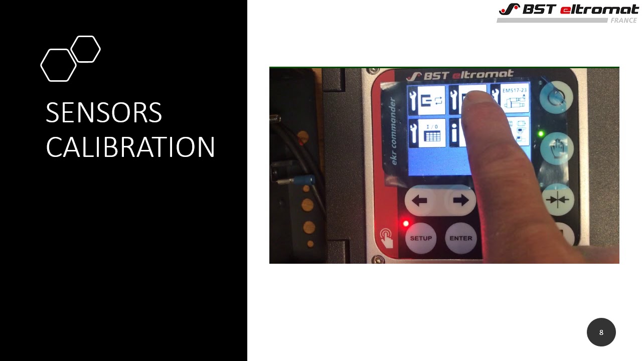 FVG POS 100 with EKR500Ditital Touch for web measurement