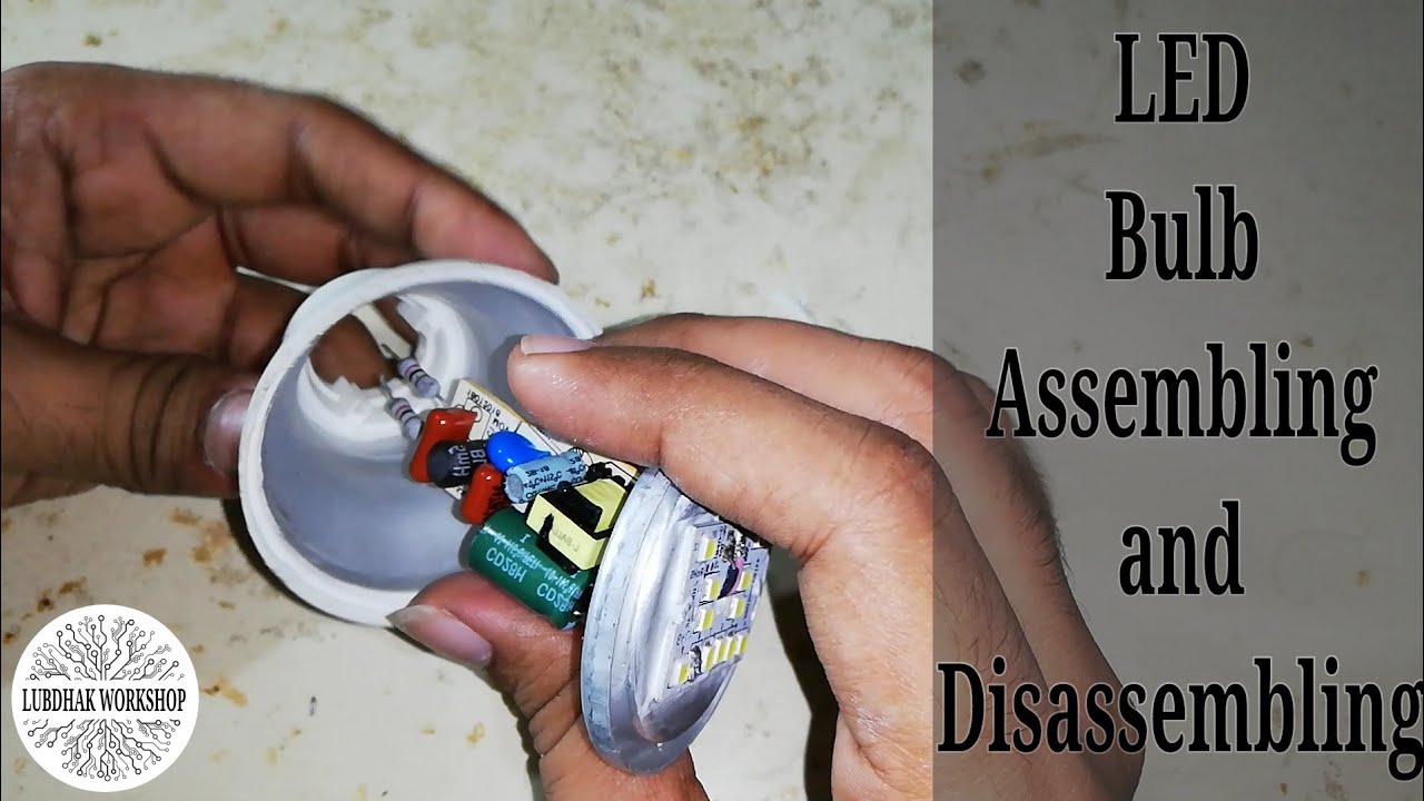 How to Open LED Bulb || Assembling and Disassembling without Breaking Bulb Body || Led Bulb