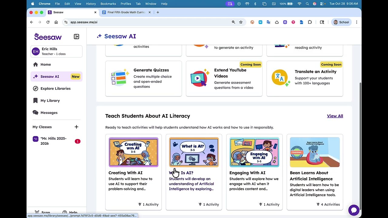 Seesaw AI Hub