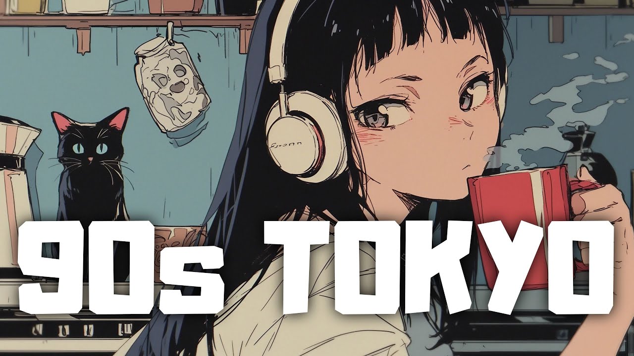 𝐏𝐥𝐚𝐲𝐥𝐢𝐬𝐭 90s Tokyo Lofi Hiphop ☕️ Chillhop Beats for Study & Work (BGM)
