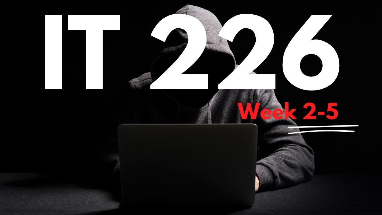 IT-226: A SNHU Cybersecurity Student's Journey Through Module 2-5