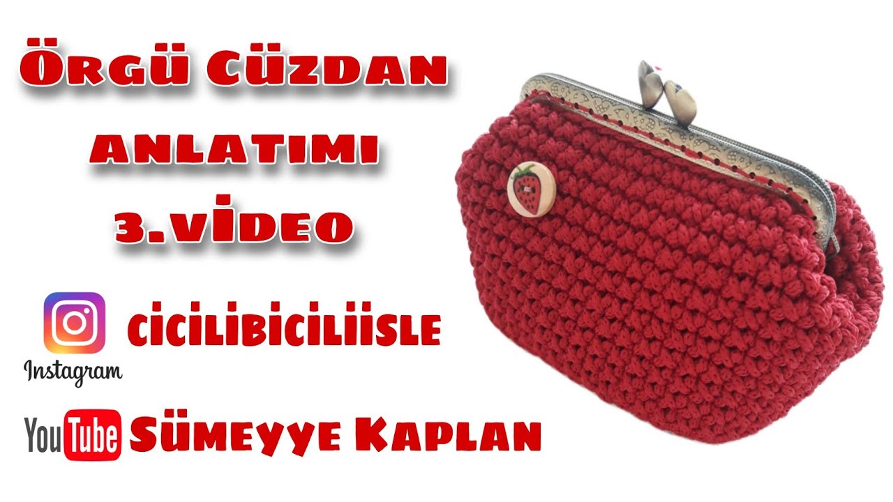 Örgü Cüzdan yapımı-3