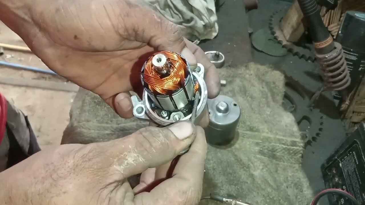 NMAX STARTER MOTOR CARBON BRUSH REPLACE