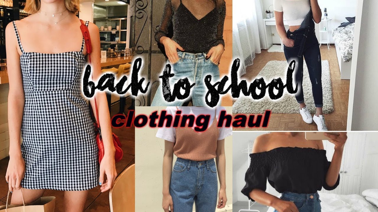 HUGE Back To School Try-On Haul | SENIOR YEAR