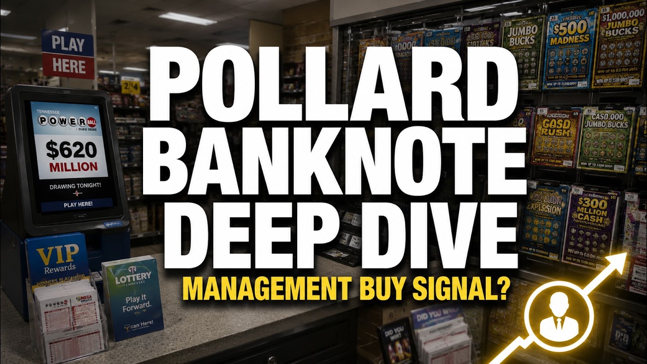 Deep Dive: Did Pollard Banknote Management Just Send a Massive Buy Signal? (PBL)