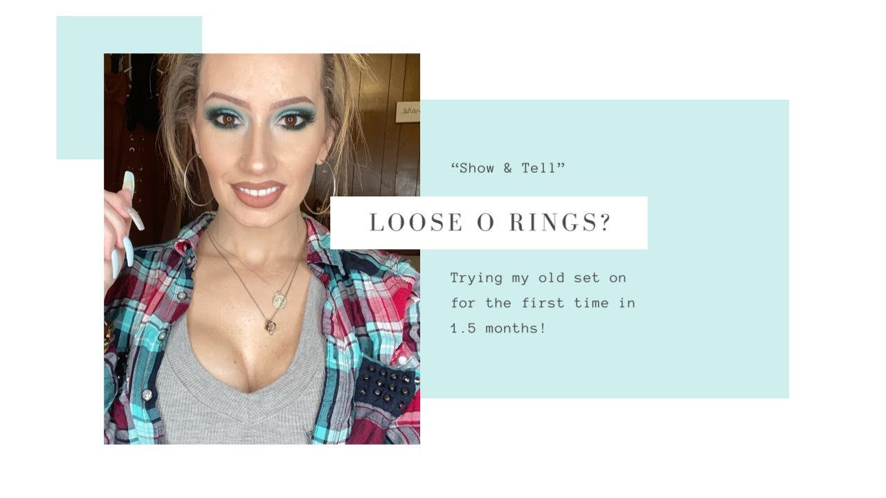 MY O RINGS FELL OUT?! & OLD set try on show & tell?! & a mukbang FAIL😅