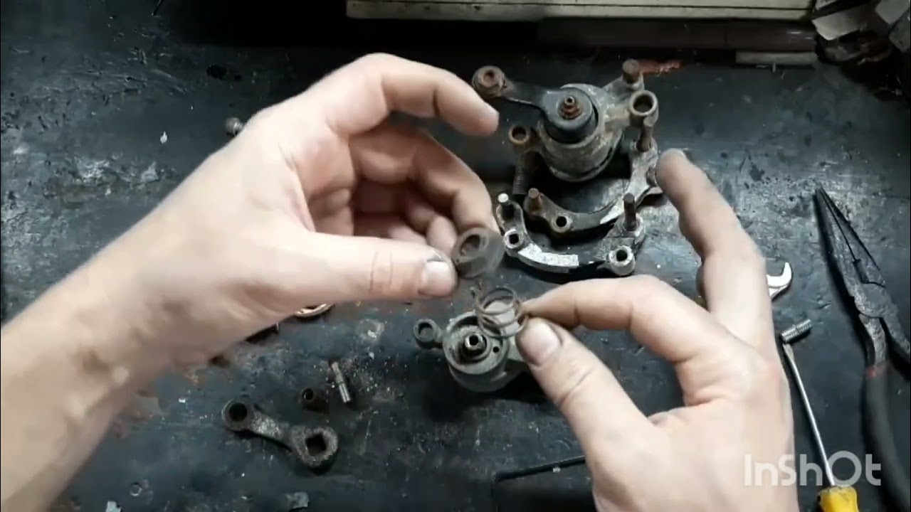 Restauração de Mini moto completa PARTE 3 PINÇA DE FREIO 