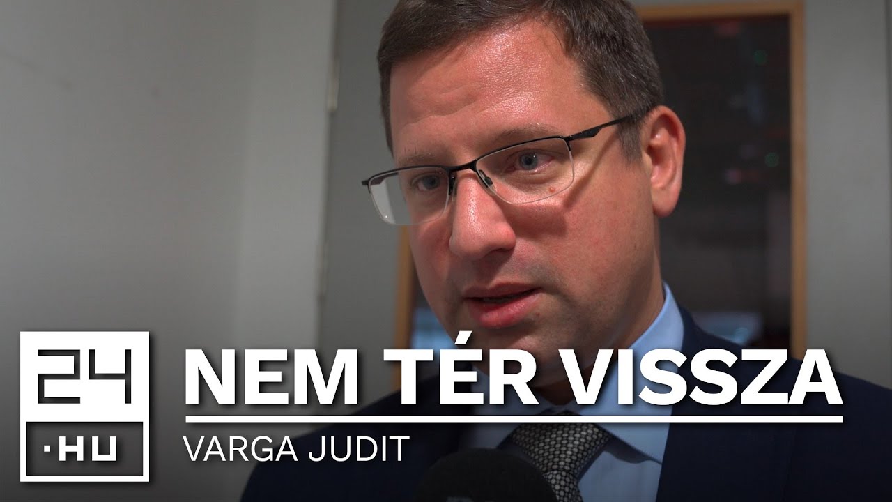 Guly&aacute;s Gergely: Varga Judit nagyon j&oacute;l &eacute;rzi mag&aacute;t, pillanatnyilag nem k&iacute;v&aacute;n visszat&eacute;rni a politik&aacute;ba