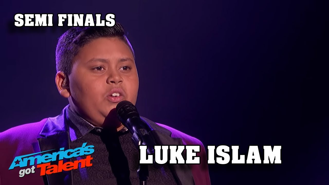 Luke Islam sings 