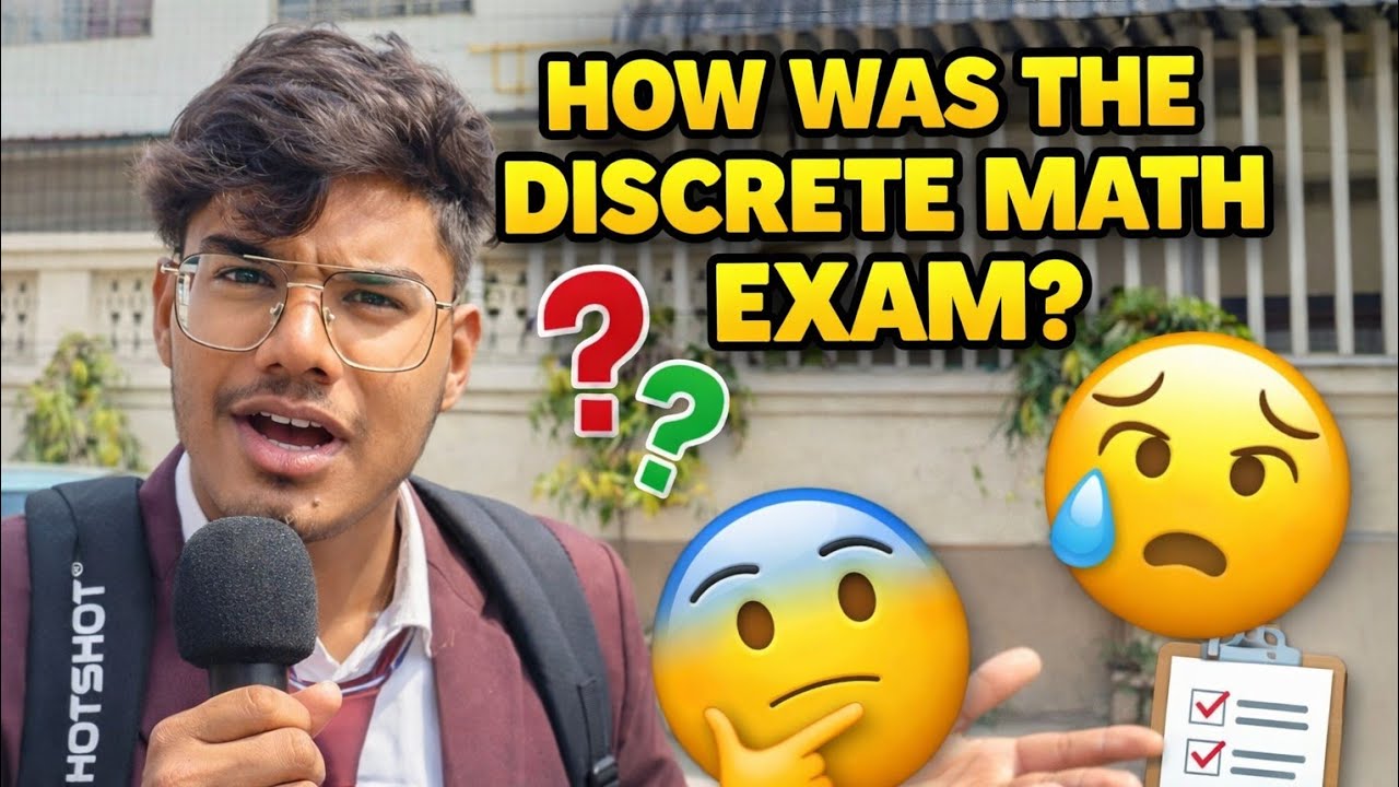 👉 DISCRETE MATH 😭 EASY YA TOUGH?