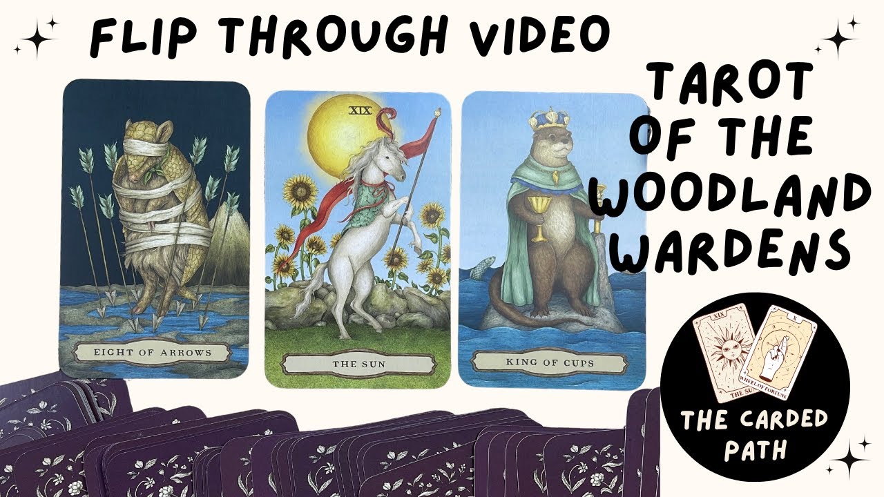 NEW RELEASE!!  Tarot of the Woodland Wardens | Flip Through with Music