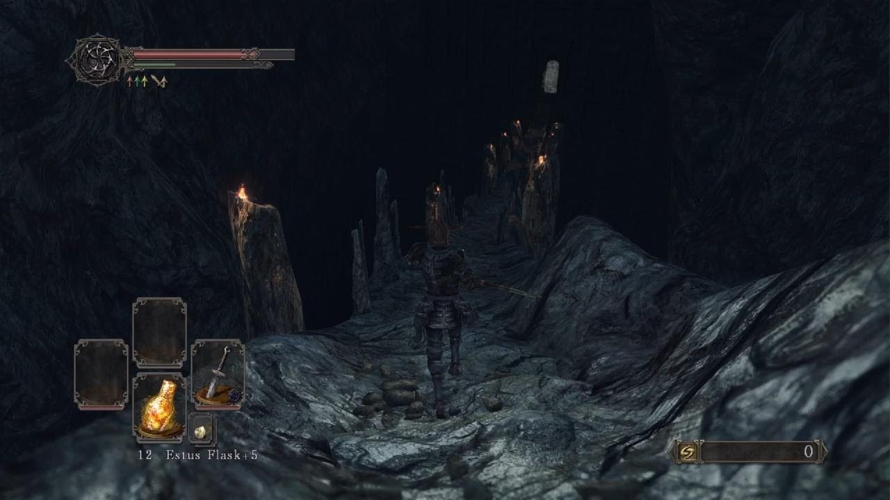 DARK SOULS 2 SOTFS | SL1 Broken Straight Sword | Nashandra