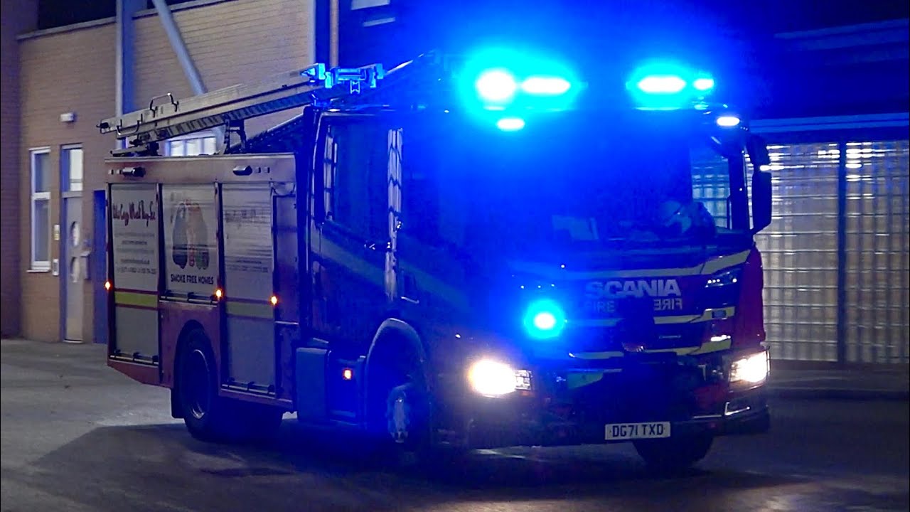 Speke & Garston Scania Rescue Pump Turnout | Merseyside Fire & Rescue Service 