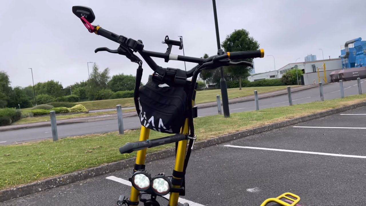 Kaabo Wolf King unbox and test ride ( bike race)