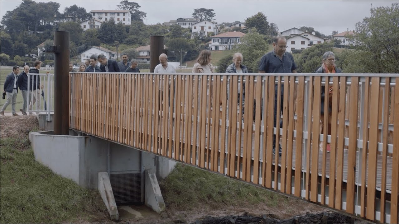 Inauguration de la passerelle Ur Onea