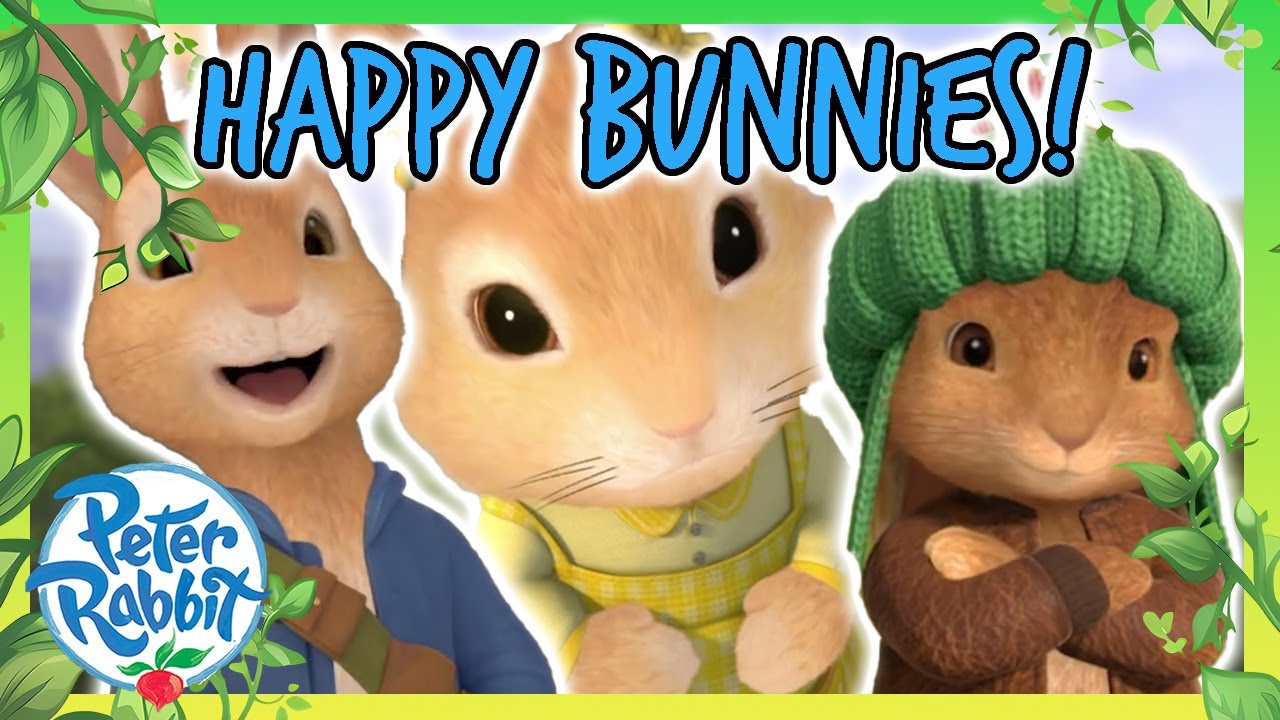 @OfficialPeterRabbit - 😄🐰 HAPPY Bunnies! 🐰😄 | 1+ Hour | Mental Health Awareness | Cartoons for Kids