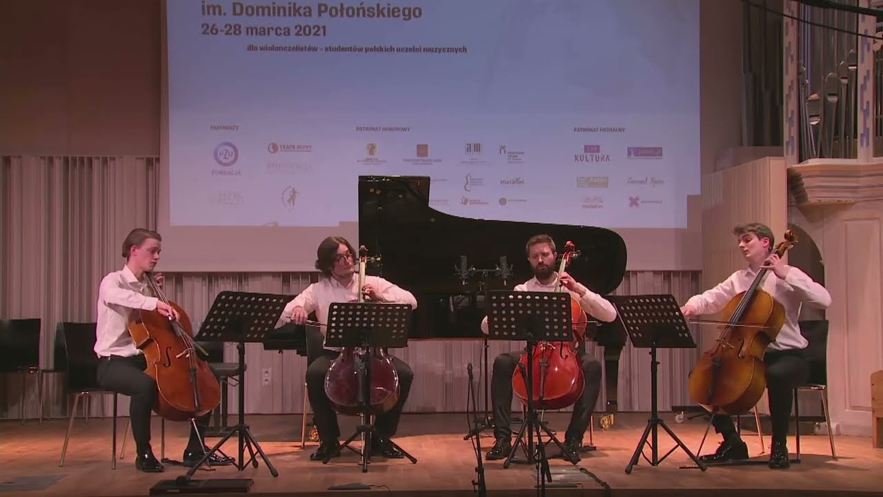 Prosper van Eechaute -  Pièce Sonate pour 4 violoncelles op. 9 // Barrels Cello Quartet