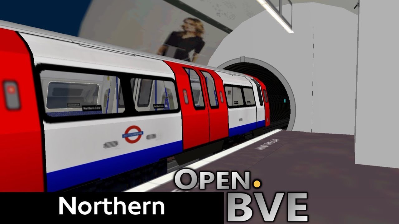 Playing Open.BVE #6 - Northern Line (Referb. 1995 Stock): Kennington to High Barnet