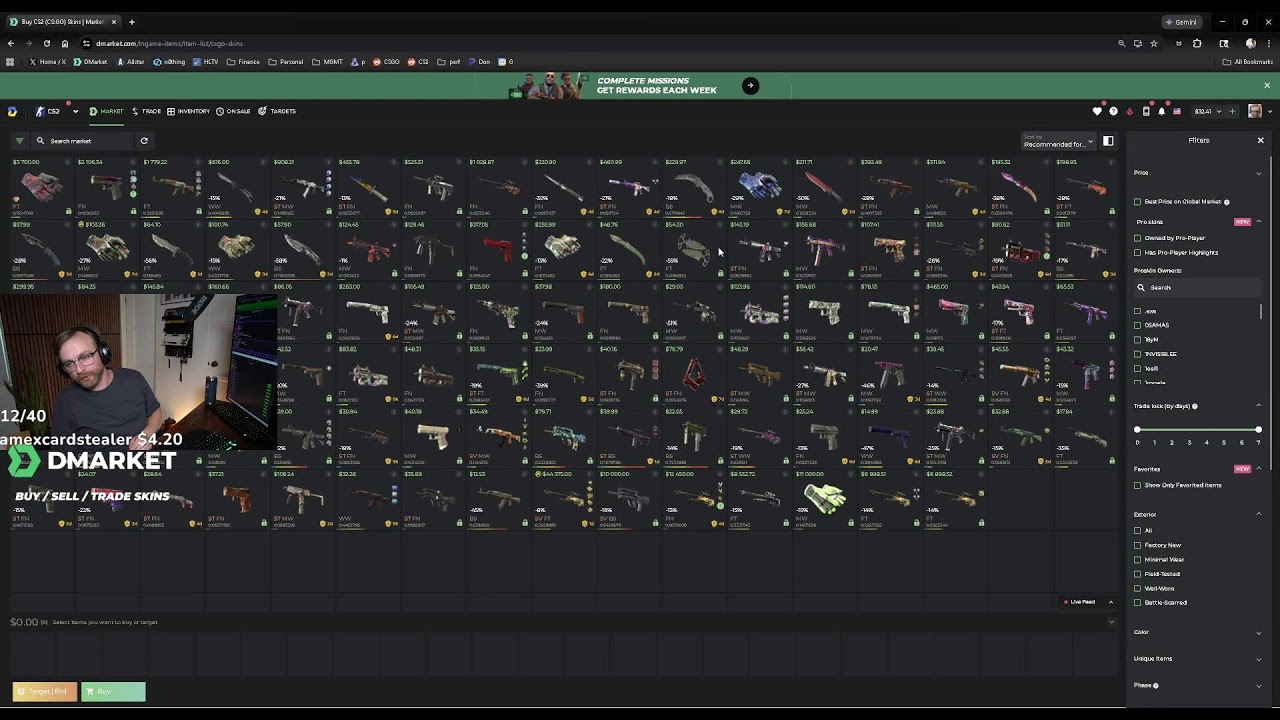 Premier 30k & faceit 3k games !dmarket