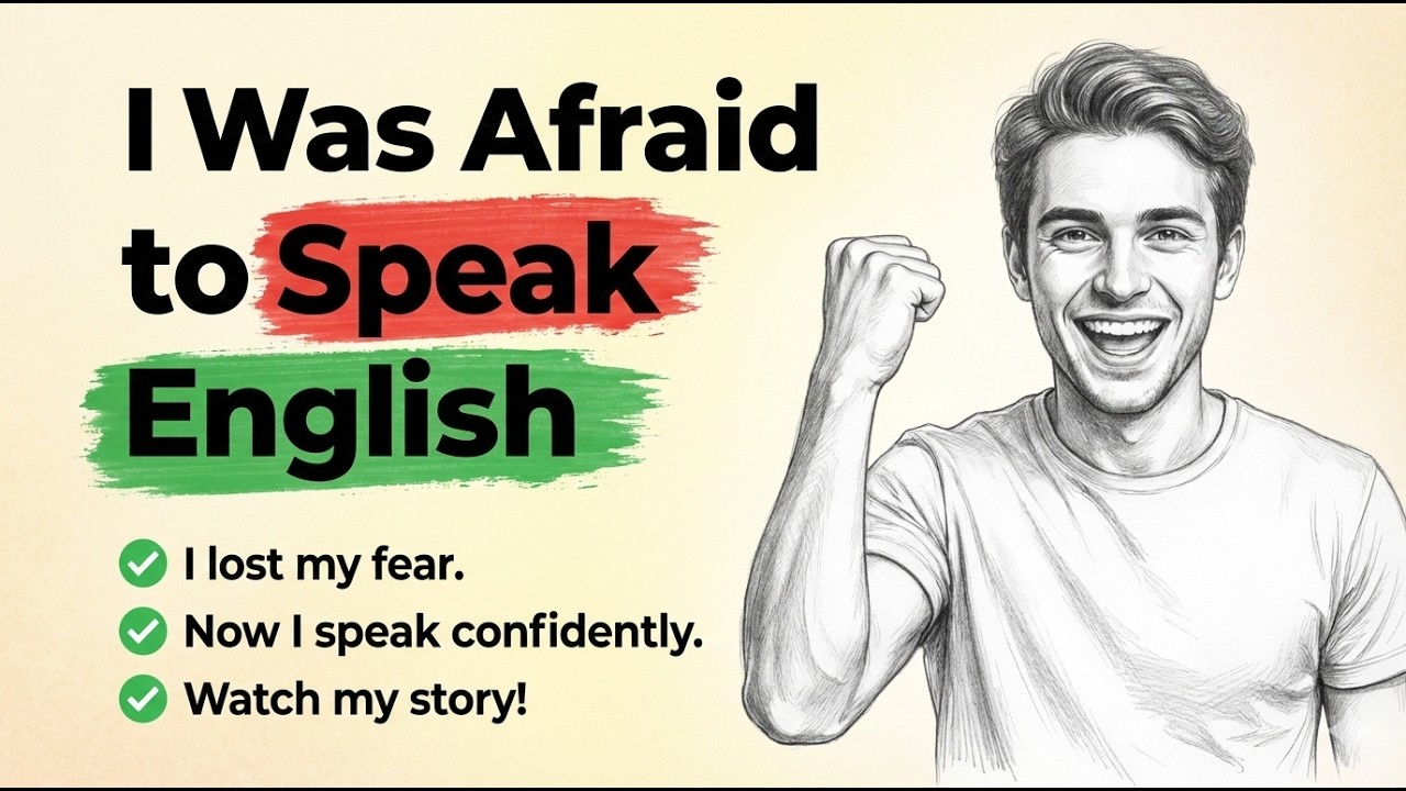 I Was Afraid to Speak English | How I Gained Confidence | English Listening Story