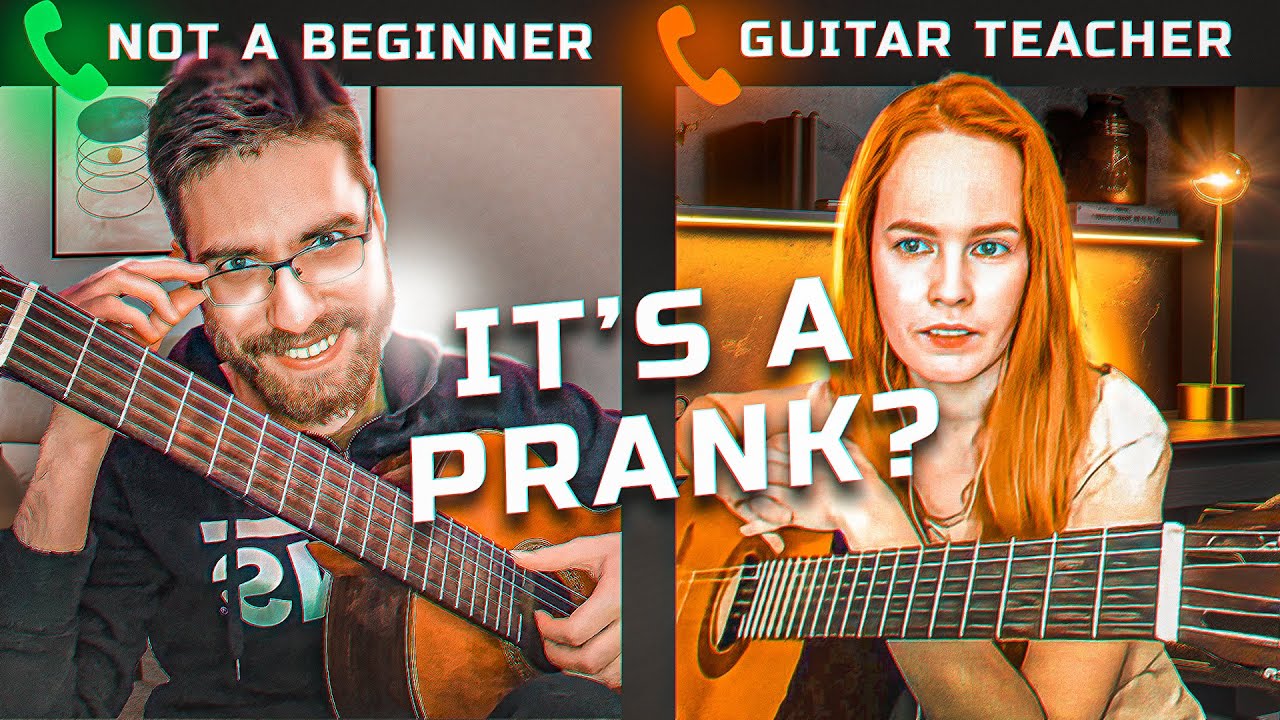 Professional GUITARIST DOESN'T Pretends to be a BEGINNER to Guitar Lessons | PRANK