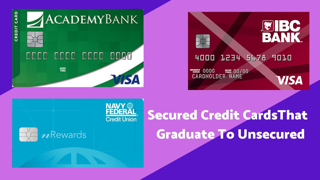 3 Best Secured Credit Cards That Graduate To Unsecured In Less Than 12 Months