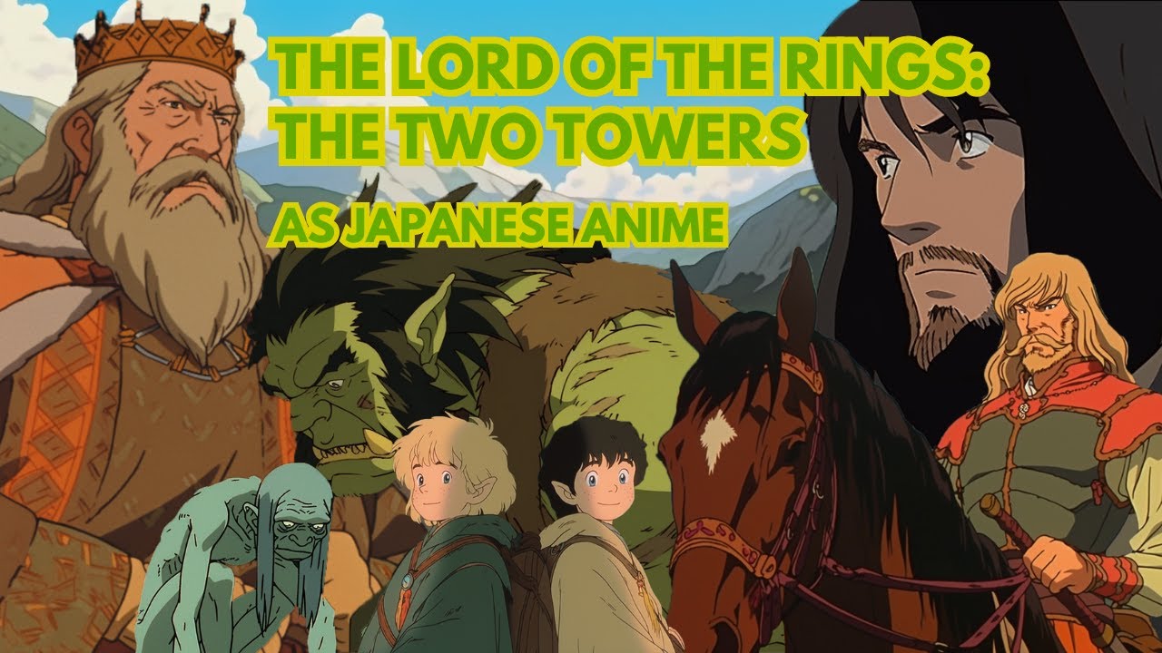 The Lord of the Rings: The Two Towers as Japanese Anime  | AI Story | Imagine 