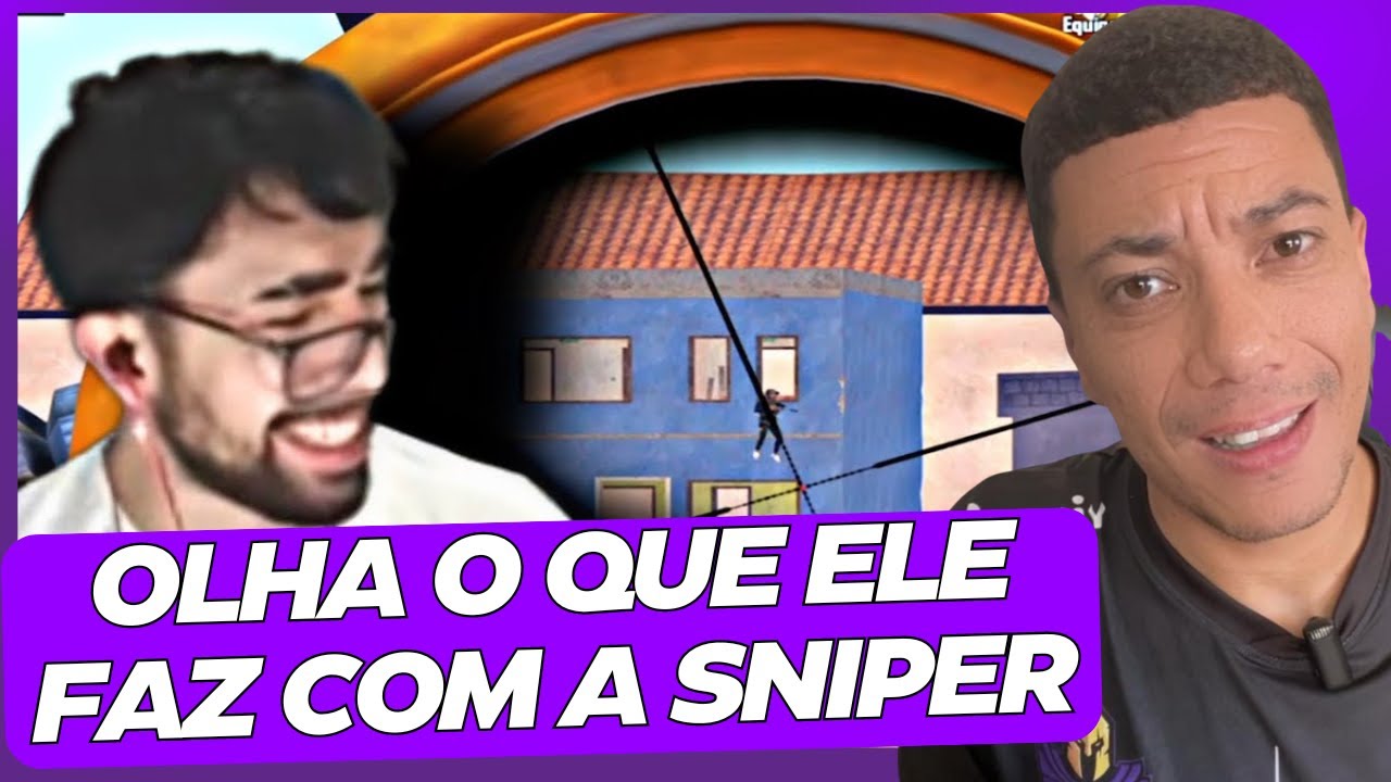 O STREAMER MAIS APELÃO DE SNIPER DO BRASIL - LEGUITO REACTION PARALYZE PUBG MOBILE