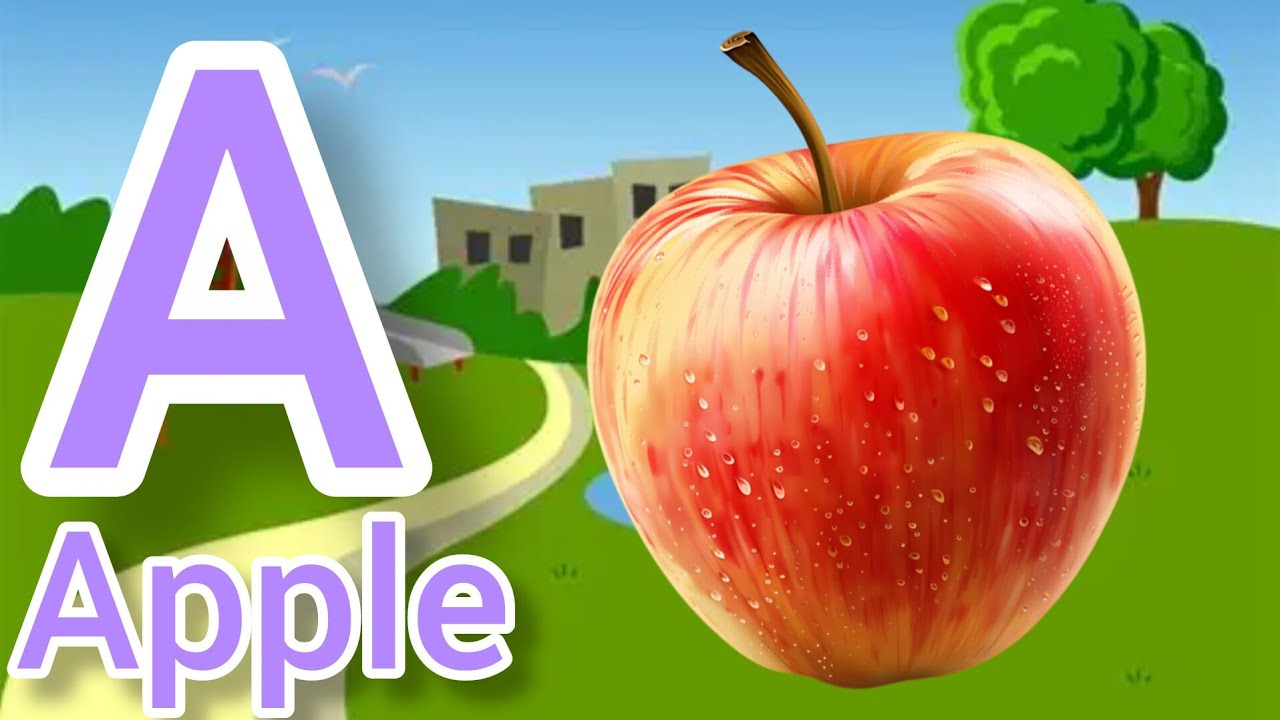 A for Apple 🍎, B for Ball 🏀, ABCD, Nursery Rhymes, Kids Video, Alphabets, Kids learning video 