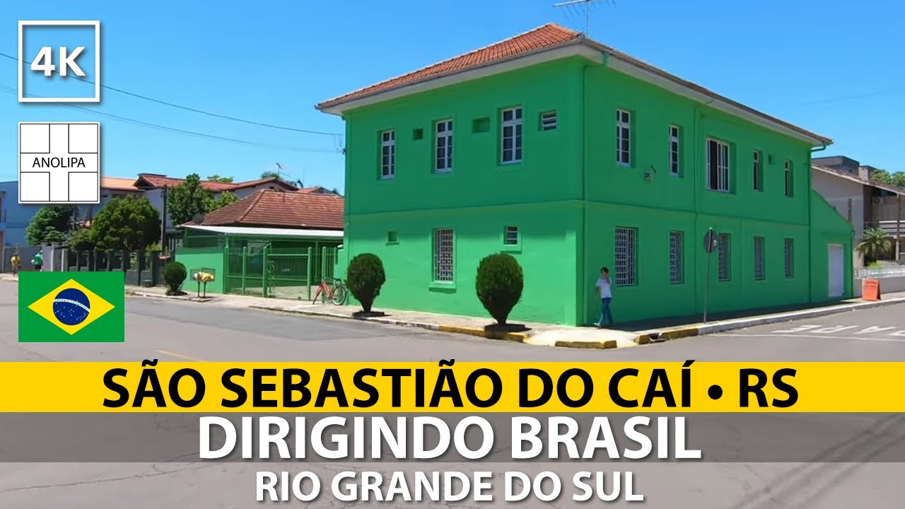 São Sebastião do Caí • RS [Dirigindo Brasil] POV Driving Brazil