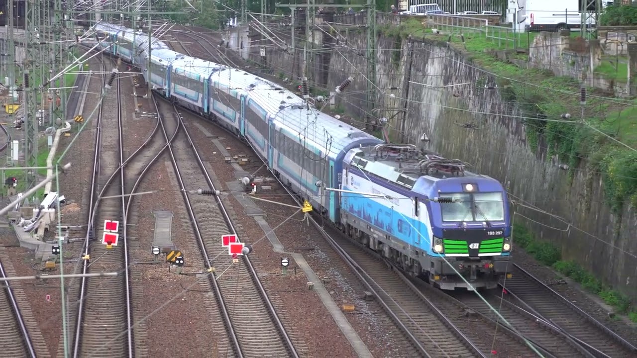 Trains in Dresden Hbf & Neustadt