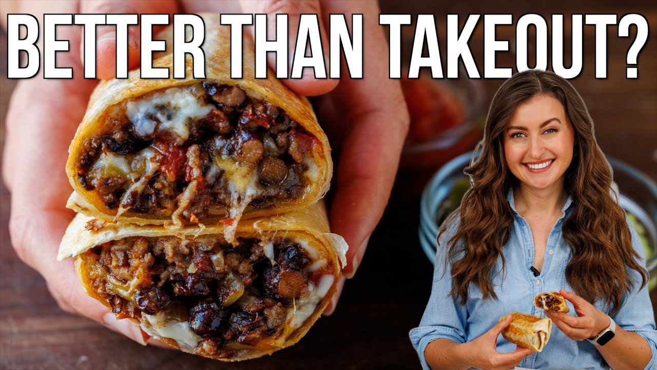 Ultimate Crispy Beef Burritos &ndash; Easy Recipe