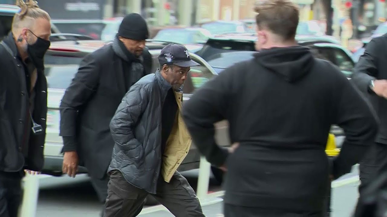 VIDEO: Chris Rock leaves Ritz-Carlton, arrives at The Wilbur for Boston comedy shows