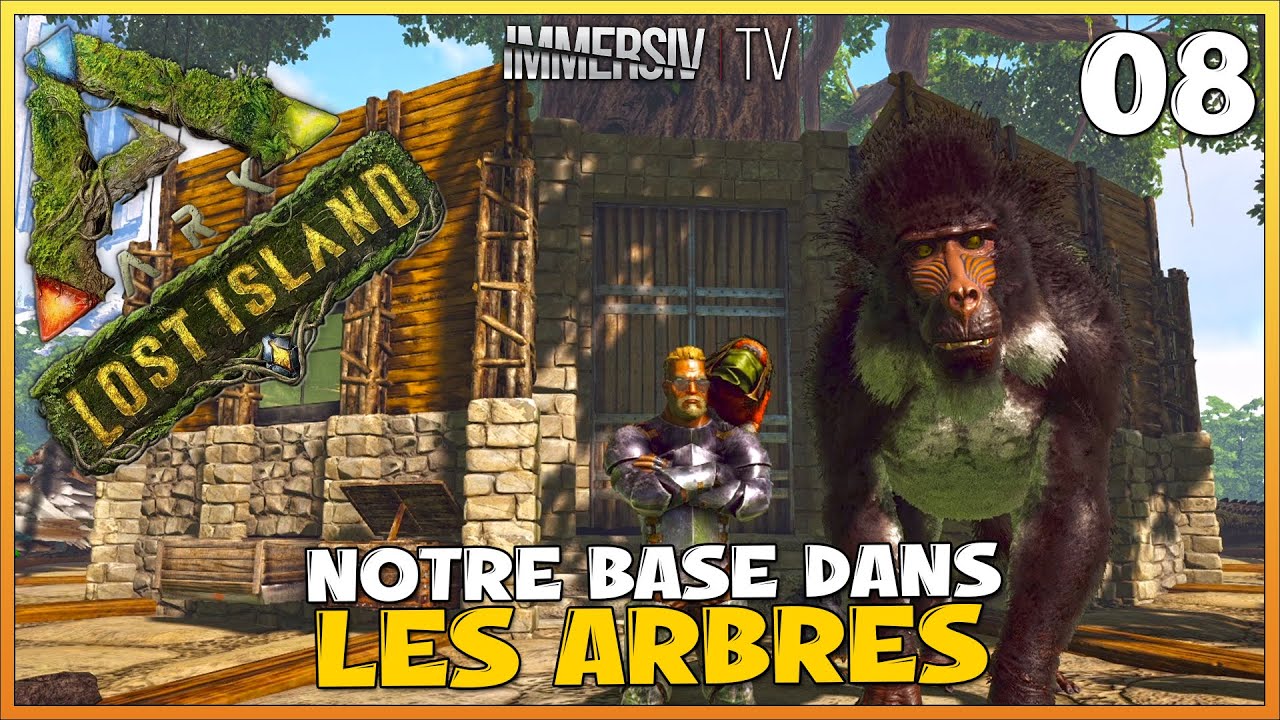 ARK LOST ISLAND FR | DEBUT DE LA CONSTRUCTION DE LA BASE | EP.08