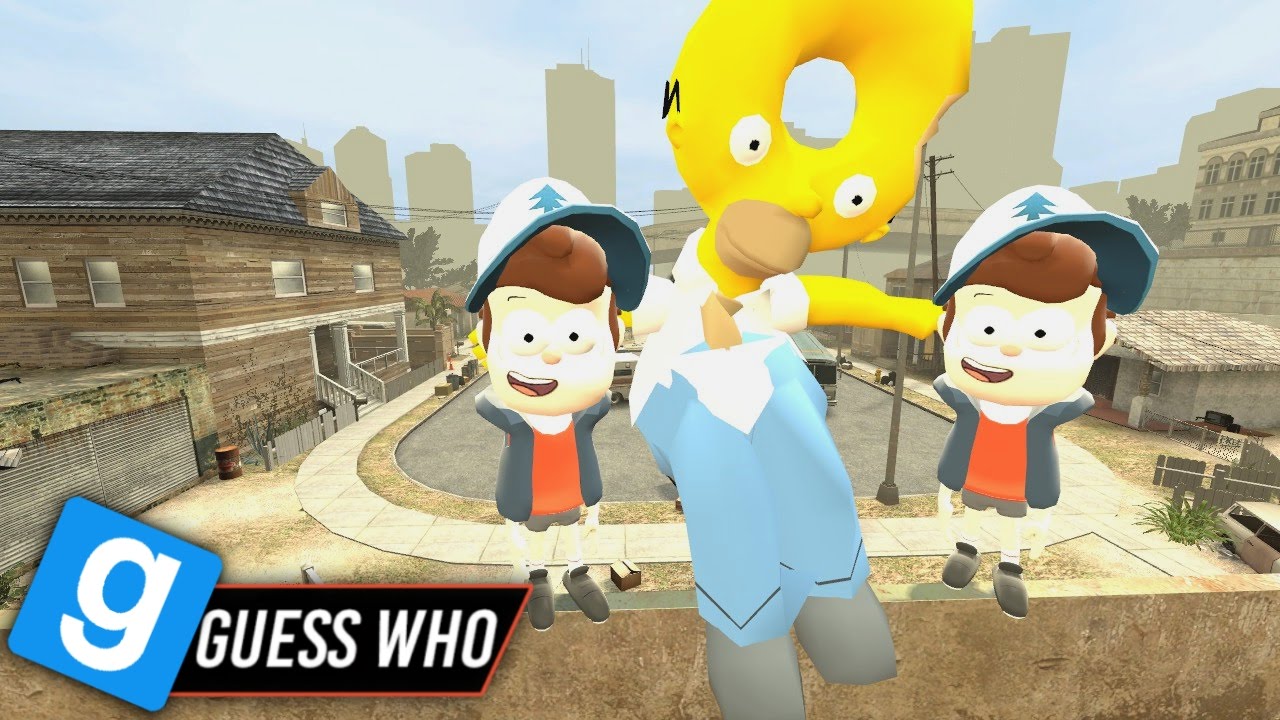 Garry's Mod Guess Who: Escondites TROLL en GROVE STREET (Gmod con Amigos - Funny Moments) Lechu