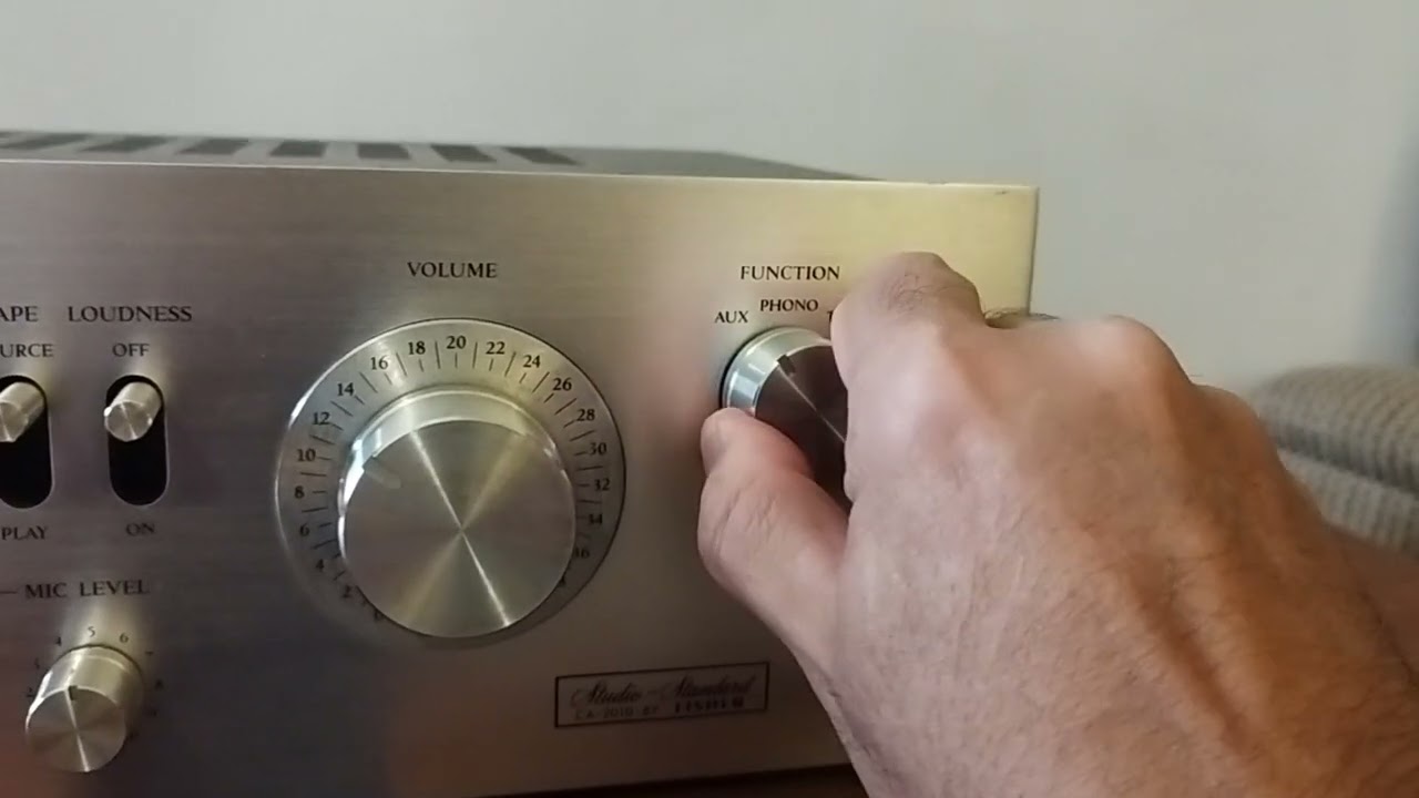 Probando un Amplificador Fisher CA-2010