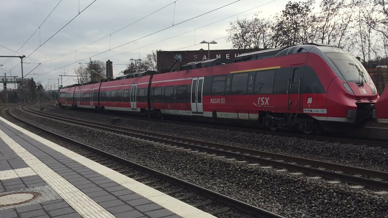 Abfahrt einer Hamsterbacke 442 254 DB in Eschweiler Hauptbahnhof